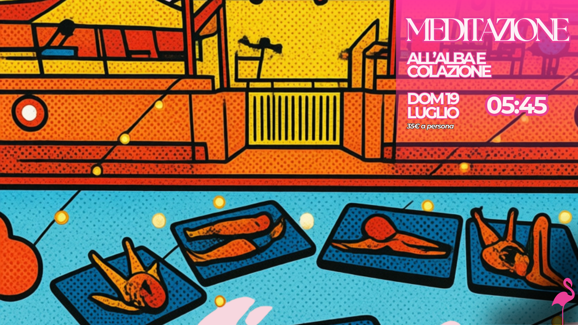 Meditazione all'alba con colazione